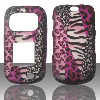 2D Pink Safari Samsung Rugby III , 3 A997 at&t Case Cover Phone Snap on Cover Case Protector Faceplates Cell Phones & Accessories