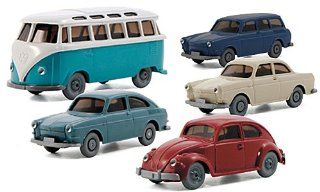 VW W V M Themenset ''VW Personenwagen'' 1500, Variant, 1600TL, beetle and Sambabus , Model Car, Ready made, Wiking / PMS 187 Wiking / PMS Toys & Games