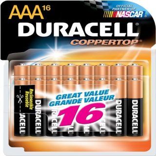 Duracell CopperTop Batteries AAA Size, 16 Count Package MN 2400  General Use Batteries  Electronics