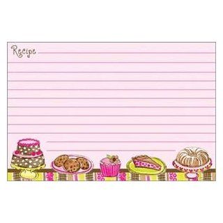 Gina B. Designs Sweets on Pink Recipe Cards Recipe Holders Kitchen & Dining