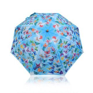 Butterflies Compact Automatic Umbrella Clothing