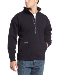 Arborwear Men's Double Thick 1/2 Zip Sweatshirt at  Mens Clothing store