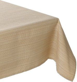 Bardwil Elements 60 Inch By 84 Inch Oval Tablecloth, Straw  