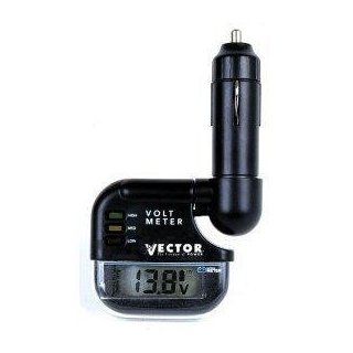 Vector VEC008 Digital LCD Voltmeter 12 V Battery Tester 