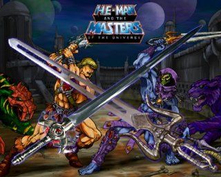 Master's of the Universe   He Man Skeletor Power Sword Combo 
