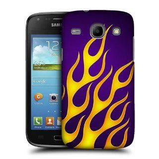 Head Case Designs Hot Rod Flame Decals Hard Back Case Cover for Samsung Galaxy Core I8260 I8262 Cell Phones & Accessories