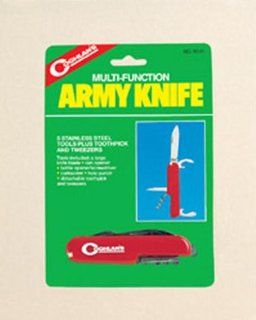 Coghlan's 5 Function Army Knife  Folding Camping Knives  Sports & Outdoors