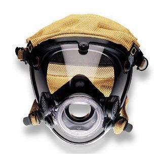 Scott AV 2000 Facepiece, EPDM Rubber faceseal. Kevlar head harness. Large Science Lab Respirators