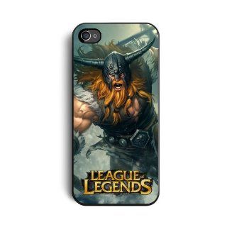 League of Legends the Berserker Olaf Iphone 5 Case Iphone 5S Case (Can Add Summoner's Name) Cell Phones & Accessories