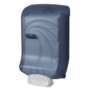 San Jamar T1790TBL Artic Blue Large Capacity Ultrafold Multifold/C Fold Towel Dispenser Paper Towel Holders