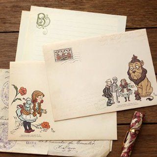 The Wonderful Wizard of Oz Letter Set   03   Blank Note Card Sets