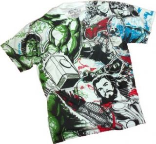 Able & Ready    The Avengers Movie All Over Print T Shirt, X Large Movie And Tv Fan T Shirts Clothing