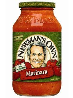 Newman's Own Organic Marinara Sauce 23.5 oz (4 pack)  Tomato And Marinara Sauces  Grocery & Gourmet Food