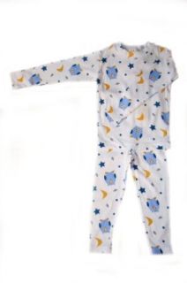New Jammies Organic Cotton Snuggly PJ's Night Owls, 12 Months Clothing