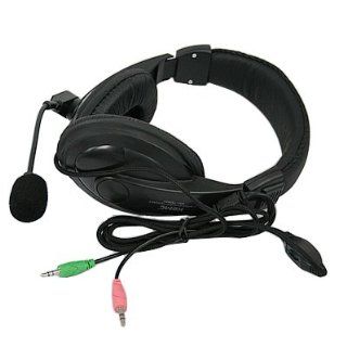 HDE (TM) Stereo Headphones w Mic for PC Computers & Accessories