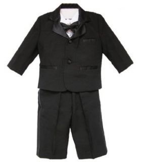Black Tuxedo Coat, Vest and Pants Set with Bow Tie and Shirt (c) ~ Clothing
