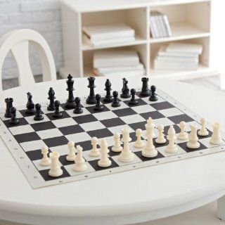 Tournament Roll Up Chess Set in Carrying Tube Toys & Games