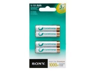 Sony NH AAAB4KN   battery   AAA   NiMH x 4 (NHAAAB4KN)   Electronics