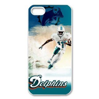 Miami Dolphins Custom Case for iPhone 5 5S CP1582 Cell Phones & Accessories