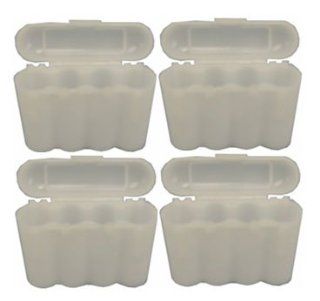 AA AAA CR123A Battery Holder Storage Case 4 Cases   Lidded Home Storage Bins