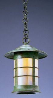 Arroyo Craftsman NH 9 VP Verdigris Patina Newport Rustic / Country Single Light Mini Pendant from the Newport Collection   Ceiling Pendant Fixtures  
