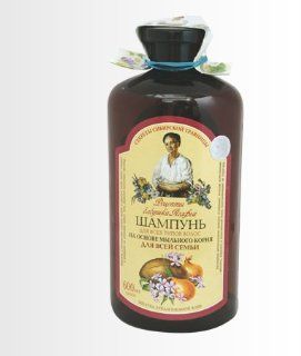 Shampoo for All Hair Types with the Husks of Onion and Rye Bread 600 Ml  Agafia  Beauty