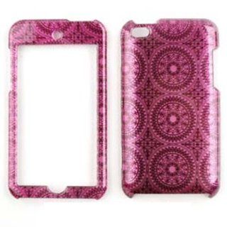 ACCESSORY HARD SNAP ON CASE COVER FOR APPLE IPOD ITOUCH 4 GLOSS HOT PINK PATTERN Cell Phones & Accessories