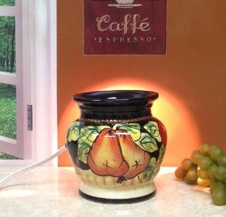 Tuscany Black Decor, Winter Fruit Electric Tart Burner 4 7/8, 85965 By ACK Kitchen & Dining