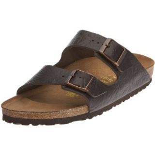 Birkenstock slippers Arizona in size 37.0 N EU made of Leather in Cortina Mocca with a narrow insole Shoes