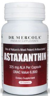 Dr. Mercola Astaxanthin with ALA, 30 caps Health & Personal Care