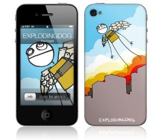Zing Revolution MS EXDG10133 EXPLODINGDOG   The Flight Cell Phone Cover Skin for iPhone 4/4S Cell Phones & Accessories