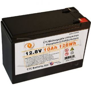 12.8 Volt 10 ah LiFePO4 Lithium Iron Phosphate Battery w/ BMS replaces 12v BP10 12, 12CE10, EV12100, GS12V10Ah, CB10 12, HGL10 12, TPH12100, 6 DFM 10A, UB12100 S, WKA12 10 F2, REC10 12, WP10 12S, WP10 12SE, 6 DW 10, ES10 12S, SLA1097, PS 12100H, SLA10 12T,