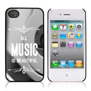 Casegarden Art Case Serie Music Is Beautiful Hard Case Cover for Apple iPhone 4 4S Cell Phones & Accessories