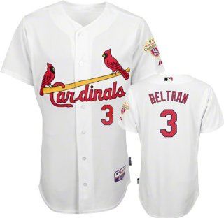 St. Louis Cardinals Authentic Carlos Beltran Home Cool Base Jersey w/2011 World Series Champions Patch  Sports Fan Jerseys  Sports & Outdoors