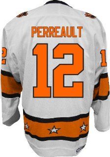 CCM Vintage NHL ALL Star Jersey Gilbert PERREAULT #12 Official White NHL Hockey Jersey (SEWN TACKLE TWILL NAME / NUMBERS)  Sports & Outdoors