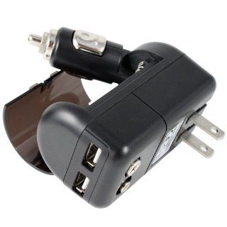 XTG Technology's All in One Dual USB Car and AC Wall Travel Charger   Numerous Options to Easily Charge Up 2 USB Devices   Ideal for iPod, iPhone, HTC Evo, SmartPhones, Nook, E readers and Many More Kindle Store