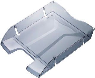 HELIT PET RECYCLED LETTER TRAY GREY  Office Desk Trays 
