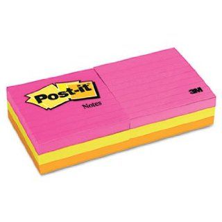 Post it Notes Products   Post it Notes   Neon Color Notes, 3 x 3, Neon Colors, 6 100 Sheet Pads/Pack   Sold As 1 Pack   Bright neon colors make sure that your messages are easily seen.   Notes utilize a repositionable adhesive that wont mark paper and ot 