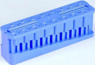 Endo Measuring Block Plastic Autoclaveable Blue  Other Products  