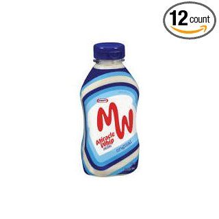 Kraft Miracle Whip Original Spoonable Mayonnaise, 12 Ounce    12 per case.
