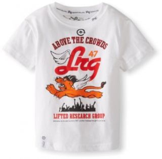 LRG   Kids Boys 2 7 Toddler Above The Crowds Tee, White, 3T Clothing