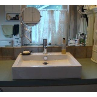 American Standard 0621.001.020 Studio Above Counter Rectangular Vessel Sink, White   Vanity Sinks  