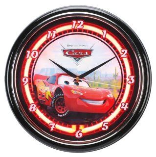 Disney Pixar Cars McQueen Neon Wall ClockAlso Available Tow Mater,Winnie The Pooh,Disney Princess, Toy Story,We are your Neon Store Kitchen & Dining