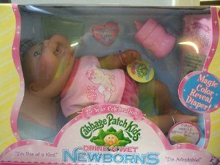 Cabbage Patch Kids Drink 'N Wet Newborns African American Girl Doll Toys & Games