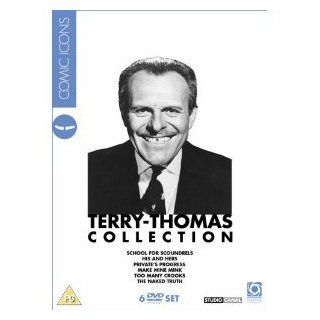Terry Thomas Collection   6 DVD Box Set ( School for Scoundrels / Private's Progress / Make Mine Mink / Too Many Crooks / The Naked Truth / Brothers in Law ) ( School for Scoundrel [ NON USA FORMAT, PAL, Reg.2 Import   United Kingdom ] Ian Carmichael,
