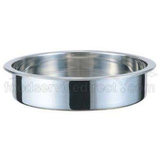 Buffet Enhancements 1BT11201 Large Stainless Steel Round Chafing Dish Insert Kitchen & Dining