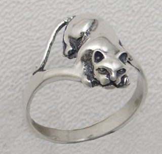 An Playful Little Sterling Cat RingMade in America The Silver Dragon Jewelry