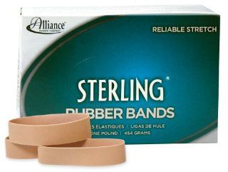 Alliance Sterling Rubber Band Size #94 (3 1/2 x 3/4 Inches)   1 Pound Box (Approximately 140 Bands per Pound) (24945)  Wide Rubber Bands 