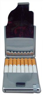 All In One Cigarette Case With cigarette Lighter (For King Size Only) (Holds approximately 6 Cigarettes) (Assorted) #57 