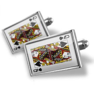 Cufflinks Queen of Spades   Queen / card game   Neonblond NEONBLOND Jewelry